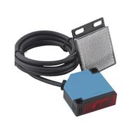 DC24V AC250V salida de relé 4m foto reflectante Retro interruptor de Sensor de proximidad eléctrico 12-250V NPN/PNP Transistor/relé(90-250VAC LIGHT-ON)