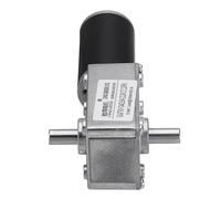 (DC24V) motorreductor de metal de doble eje DC 12/24V 110/220RPM motor de engranaje helicoidal