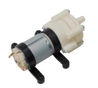 DC24V R385 - Bomba de diafragma de 2,5 m, elevación de succión 1,5-2 l/min para pecera de acuario, tetera de agua y estufa de té, construcción de metal + plástico, bajo ruido, tamaño compacto