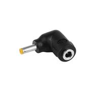 DC4017 DC macho a hembra 4,0 mm x 1,7 mm para Amazon Echo Dot, Echo Show, PSP, Blu-ray, impresoras, routers, switches, tiras LED, solar, cámaras, ángulo derecho, ángulo de 90 grados