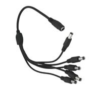 DC5.5mmx2.1mm a Macho Cable Adaptador Divisor de Alimentación Línea de Cable de Extensión para Cámaras, Ventilador de Luz LED y Cable de Conversión de Enrutadores