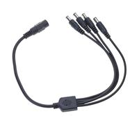 DC5.5mmx2.1mm a Macho Cable Adaptador Divisor de Alimentación Línea de Cable de Extensión para Cámaras, Ventilador de Luz LED y Cable de Conversión de Enrutadores