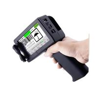 DC50T Impresora de inyección de tinta térmica de mano inalámbrica cifrada de 12,7 mm con código de barras QR, imagen, número de lote, logotipo, codificador de etiquetas Impresión en varios formatos