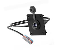 DC5521 Conector hembra a terminales, dispositivos externos | Cubierta de aluminio con diseño impermeable para cables eléctricos externos en condiciones duras y eléctricos al aire libre
