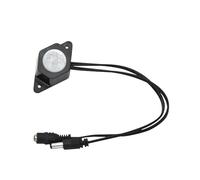 DC5V-24V 12V Sensor de movimiento infrarrojo del cuerpo humano, control del detector de luz LED, interruptor de sensor fotosensible, conector CC (LSD-P6A, negro)
