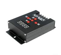 DC5V-24V T-500 - Controlador LED para tira Dream Color WS2811 2812B, dispositivo de control RGB píxeles con pantalla digital, capacidad de 512 IC para LPD6803 TM1903, diseño compacto de metal
