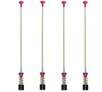 DC97-05280W - Varillas de suspensión para lavadoras mejoradas por Techecook (4 piezas) - Compatible con lavadora Samsung - Reemplaza DC97-16350E DC97-16350C DC97-16350D DC97-05280X DC97-05280K DC97-05280H