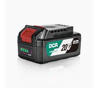 DCA Batería de iones de litio de 20 V, 5,0 Ah con alta capacidad, herramienta compacta de 20 V, 1,4 lbs (FFBL2050)