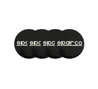 DCAJHSD 4pcs Coche Tapas Centrales De Llanta para Sparco 56 mm,Impermeable Prueba Polvo Tapacubos Llantas Centrales Auto Decorativa Accesorios,B