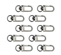Dcaknri 10 Uds. De Cierres Giratorios Garra Langosta Cierres Gancho Para Llavero Metal Accesorios Hardware Bolso Accesorios Hacer Joyas