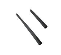 Dcaknri 2 piezas de herramientas universales para hendiduras de succión plana, boquilla larga, accesorios para polvo flexible en espacios estrechos, boquilla larga de succión plana