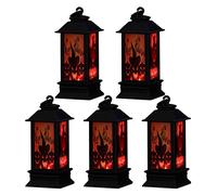 Dcaknri 5 PCS Lámpara Colgante Decoraciones Halloween Pumpkin Skull Light LED Adecuado para Barra Fiesta Decoración del Hogar
