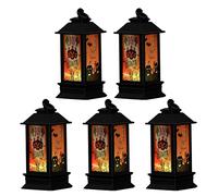 Dcaknri 5 PCS Lámpara Colgante Decoraciones Halloween Pumpkin Skull Light LED Adecuado para Barra Fiesta Decoración del Hogar