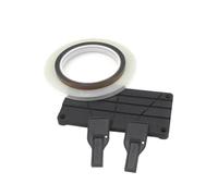 Dcaknri Bloque de empalme de cinta de longitud ajustable para un corte preciso de casetes de carrete a carrete sin deslizarse, con bloque seguro de cinta líder