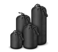 Dcaknri Bolsa Pequeña para Cámara De 4 Uds. Funda Neopreno con Cordón Funda Suave Almacenamiento Impermeable Bolsa Protectora Lente Cámara A Prueba Polvo
