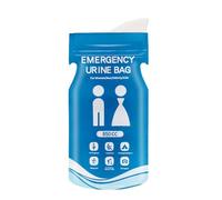 Dcaknri Bolsa urinaria portátil para emergencias, contenedor de tamaño de viaje esencial de gran capacidad urinaria