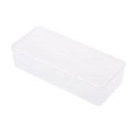 Dcaknri Caja de almacenamiento rectangular transparente para joyas, organizador de cuentas, caja de almacenamiento para botellas, organizador de aerosol, cesta de tanque, contenedor hermético