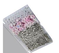 Dcaknri Conjunto De 50 Llaveros con Colgante Angelical con Perlas Colores Acento Uso Diario Trajes Elegantes Perlas Angelicales