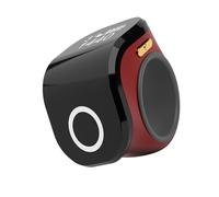 Dcaknri Contador digital con pantalla de dedo para contar fácilmente la pantalla girada 180 grados, anillos multiusos