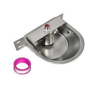 Dcaknri Cuenco de agua automático para vaca, dispensador de cuencos de agua con interruptor táctil para cabras, caballos pequeños, ganado, perro