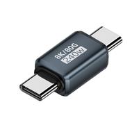 Dcaknri El adaptador de aluminio USB 0 ofrece una velocidad de 80 Gbps y una resolución de 8 K a 60 Hz para una transferencia rápida de datos, convertidor USB C