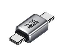Dcaknri El adaptador de aluminio USB 0 ofrece una velocidad de 80 Gbps y una resolución de 8 K a 60 Hz para una transferencia rápida de datos, convertidor USB C