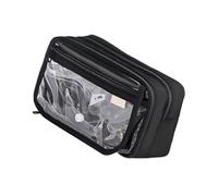 Dcaknri Estuche estético para lápices, estuche de gran capacidad, suministros de vuelta a la escuela para niñas, bolsa estética de gran capacidad, Black