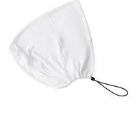 Dcaknri Gorro turbante para eventos culturales para mujeres musulmanas, turbante de algodón mercerizado suave para un uso fácil, tocado religioso con cordón, blanco, Talla única