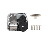 Dcaknri Mecanismo De Caja Música Impresa En para Entusiastas Manivela Manual/Modelo Cuerda Diseño con Tornillos Caja Música Cuerda