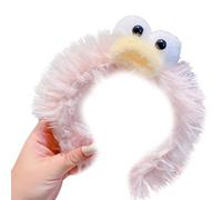 Dcaknri Mujeres Maquillaje Hairhoop Diadema De Felpa Dibujos Animados Divertido Peluda Disfraz Tocado Niñas Adultas Para Lavado Muñeca Divertida Linda Para Mujeres Niñas