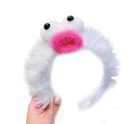 Dcaknri Mujeres Maquillaje Hairhoop Diadema De Felpa Dibujos Animados Divertido Peluda Disfraz Tocado Niñas Adultas Para Lavado Muñeca Divertida Linda Para Mujeres Niñas
