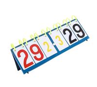 Dcaknri Panel de visualización de puntuación de entrenamiento multiusos, textura de PVC, adecuado para gimnasios, parques infantiles, hockey, seguimientos, marcadores deportivos multifuncionales