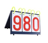 Dcaknri Panel de visualización de puntuación de entrenamiento multiusos, textura de PVC, adecuado para gimnasios, parques infantiles, hockey, seguimientos, marcadores deportivos multifuncionales