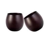 Dcaknri Paquete de 2 vasos ergonómicos de madera con forma de vientre, maderas de azufaifo de primera calidad que garantizan un consumo seguro de bebidas para estilos de vida sostenibles, madera