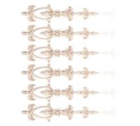 Dcaknri Retro Styles - Calcomanías de pared talladas en madera, panel de relieve floral de madera para armario de cristal, columna, decoración del hogar, piezas de adorno, calcomanías europeas