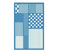 Dcaknri Reusable Silkscreen Print Dot Grid Silk Screen Stencils For Clay Printing On Clay Jewelry Earrings Decorations Silk Screen Stencils