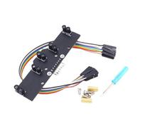 Dcaknri Sensores seguidores de línea de escala de grises de 5 vías de alta precisión de 5 canales de seguimiento digital para dispositivos electrónicos infrarrojos digitales reflectantes