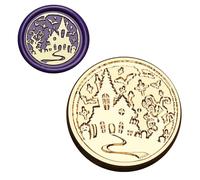 Dcaknri Spiders - Sello encerado decorativo para Halloween, cabeza de latón encerado para decoración de álbumes de recortes, serie de Halloween, cera de bruja para decoración de letras