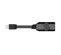 Dcaknri Tarjeta de sonido USB para entusiastas de los juegos, virtual 7.1 Surround para juegos de PC, tarjeta de sonido de fácil integración para jugadores