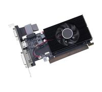 Dcaknri Tarjeta gráfica DDR3 de 2 GB para videojuegos, de perfil bajo con ventilador de refrigeración, gestión térmica, tarjeta VGA de perfil bajo