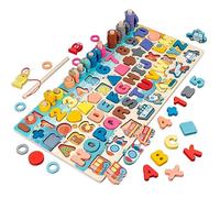Dcaknri Toy Aprendizaje Número Y Color para Niños Pequeños 2 A 5 Años Preescolar para Niños Y Niñas Color Preescolar Aprendizaje Preescolar
