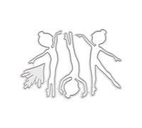 Dcaknri Troqueles de corte de metal con diseño de hada de flores, álbumes de recortes, sellos de papel, tarjetas, pendientes, lágrimas