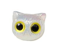 Dcaknri Unique Cat Shape Spacer Bead Big Eyed Cat Loose DIY Bracelet Necklace Making Craft Crystal Arcylic Ornament Animal Head Loose Beads