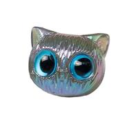Dcaknri Unique Cat Shape Spacer Bead Big Eyed Cat Loose DIY Bracelet Necklace Making Craft Crystal Arcylic Ornament Animal Head Loose Beads