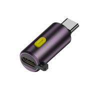 Dcaknri Viaje 240W Tipo C Convertidor Macho A Monitor De Voltajes Corriente Real Control Conmutación Conveniente Adaptador Pantalla Digital Tipo C