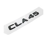DCALU Black Mate 3D CLA 45 Emblema de Coche CLA45 Trunk de Coche Letras traseras Word Emblema Sticker Auto Turbo Logo Fit For Mercedes Fit For Benz Amg Cartas de Emblema