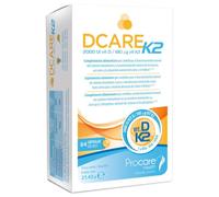 Dcare K2 2000 Iu Vitamina D3 84 Caps - Salud ósea y aporte vitamínico diario