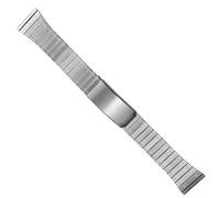 Dcasmo group Correa Reloj de Acero Inoxidable 20mm para Hombre Compatible con Cartier Santos New Old Stock 1960 1970 - Pulsera Original Vintage Metalizada - Strap Bracelet Retro