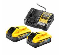 DCB1104H2-QW PowerStack Starter Kit - 2 baterías de 18 V XR 5.0 Ah + Cargador DCB1104