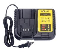 DCB112 Cargador Rápido De Baterías De 12 V A 20 V. Compatible Con - Dewalt MAX Baterías De Iones De Litio DCB184 DCB200 DCB182 DCB180 DCB181 DCB112 DCB201(US PLUG)